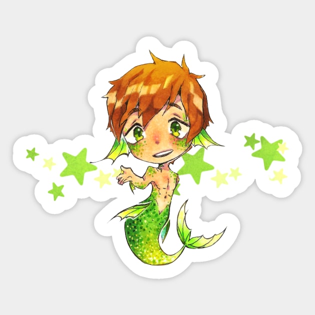 MerMako Sticker by Shiro Narwhal